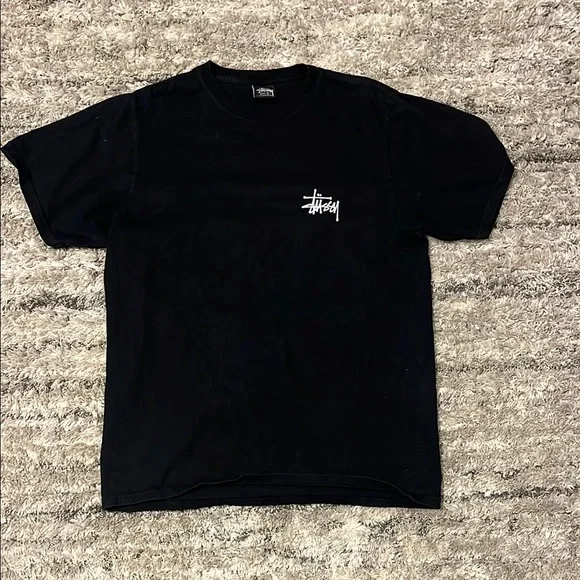 Stüssy Black Logo Tee - Picture 1 of 6